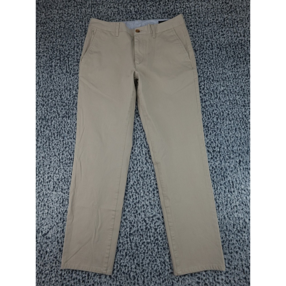 Bonobos Chino Pants‎ Mens 32/30 Khaki Tan Good Slim Straight Cotton Stretch